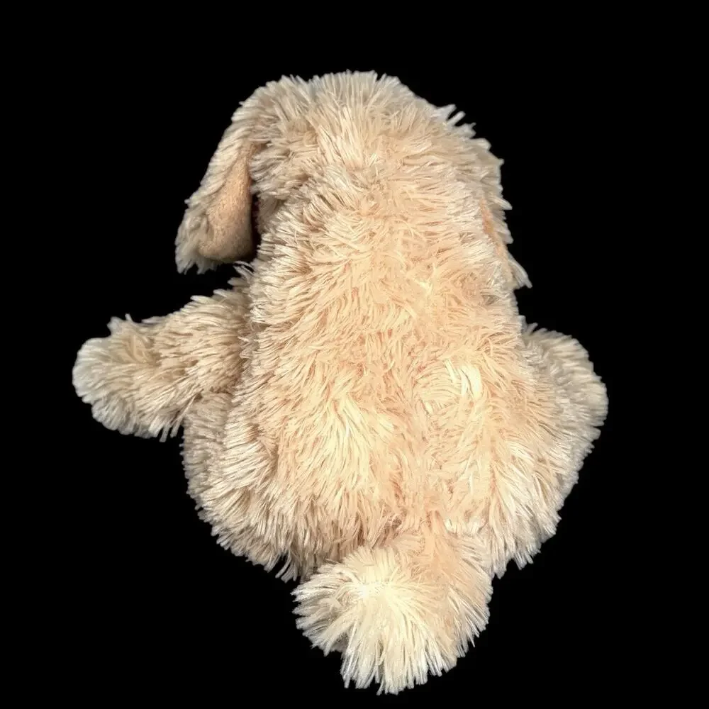 Vtg Boyds Bears Droopsley Plush Puppy Dog #3809052 Cream Beanbag 2005 9 In